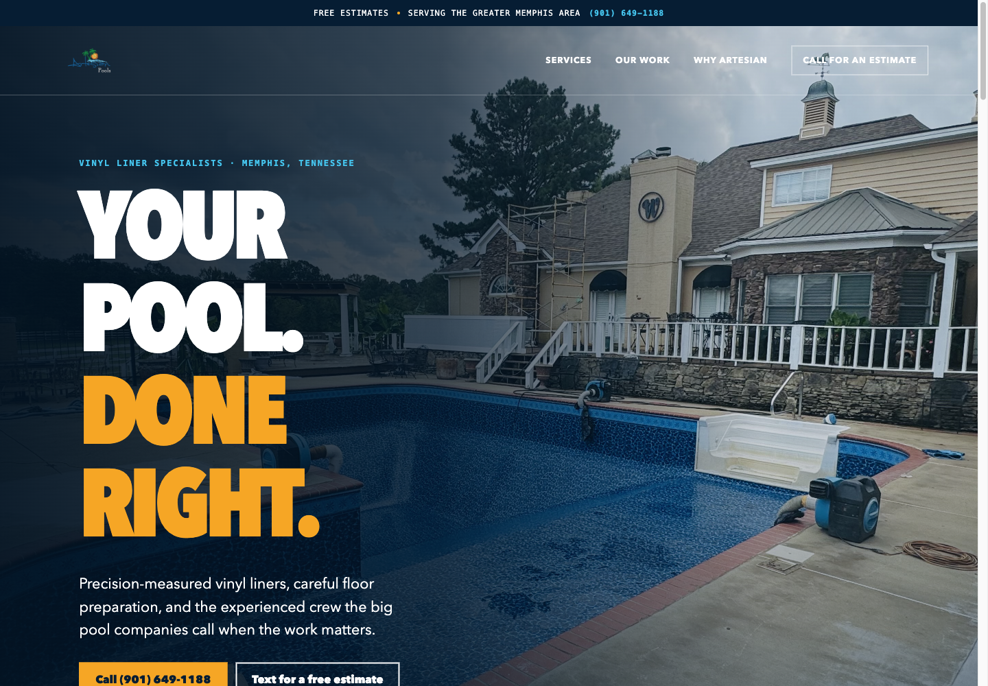 Clean Recovery homepage preview