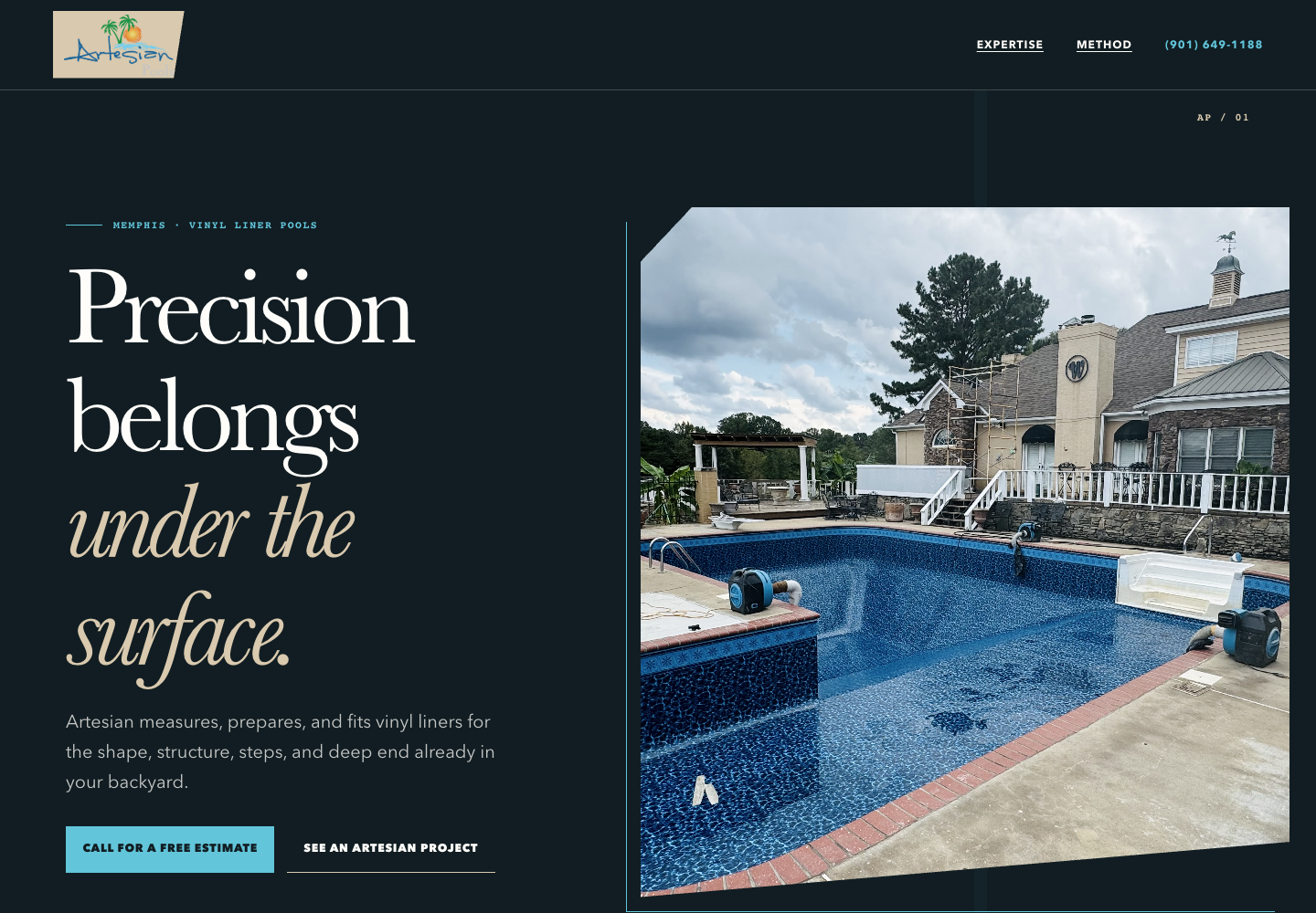 Luxury Architectural homepage preview