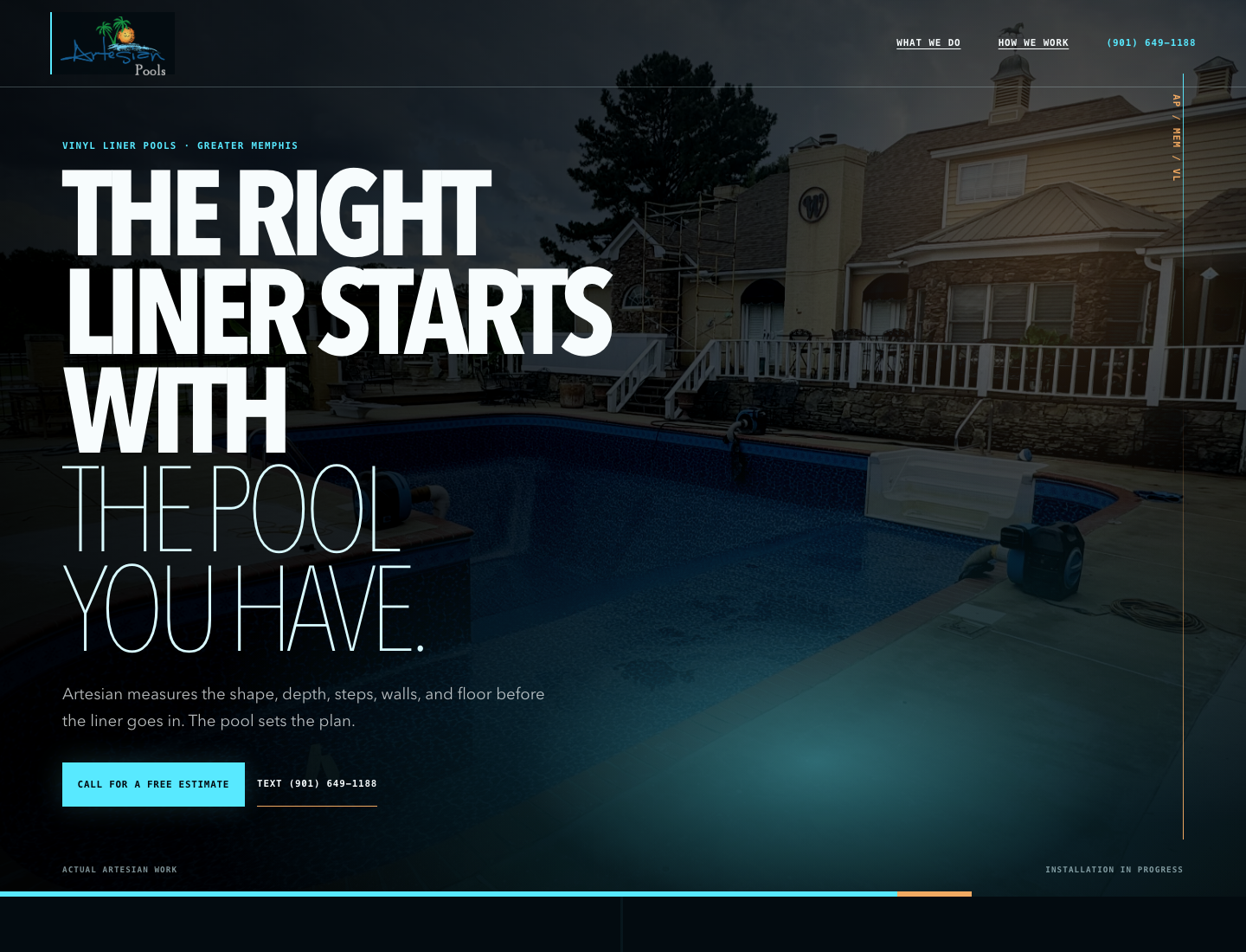 Night Swim homepage preview